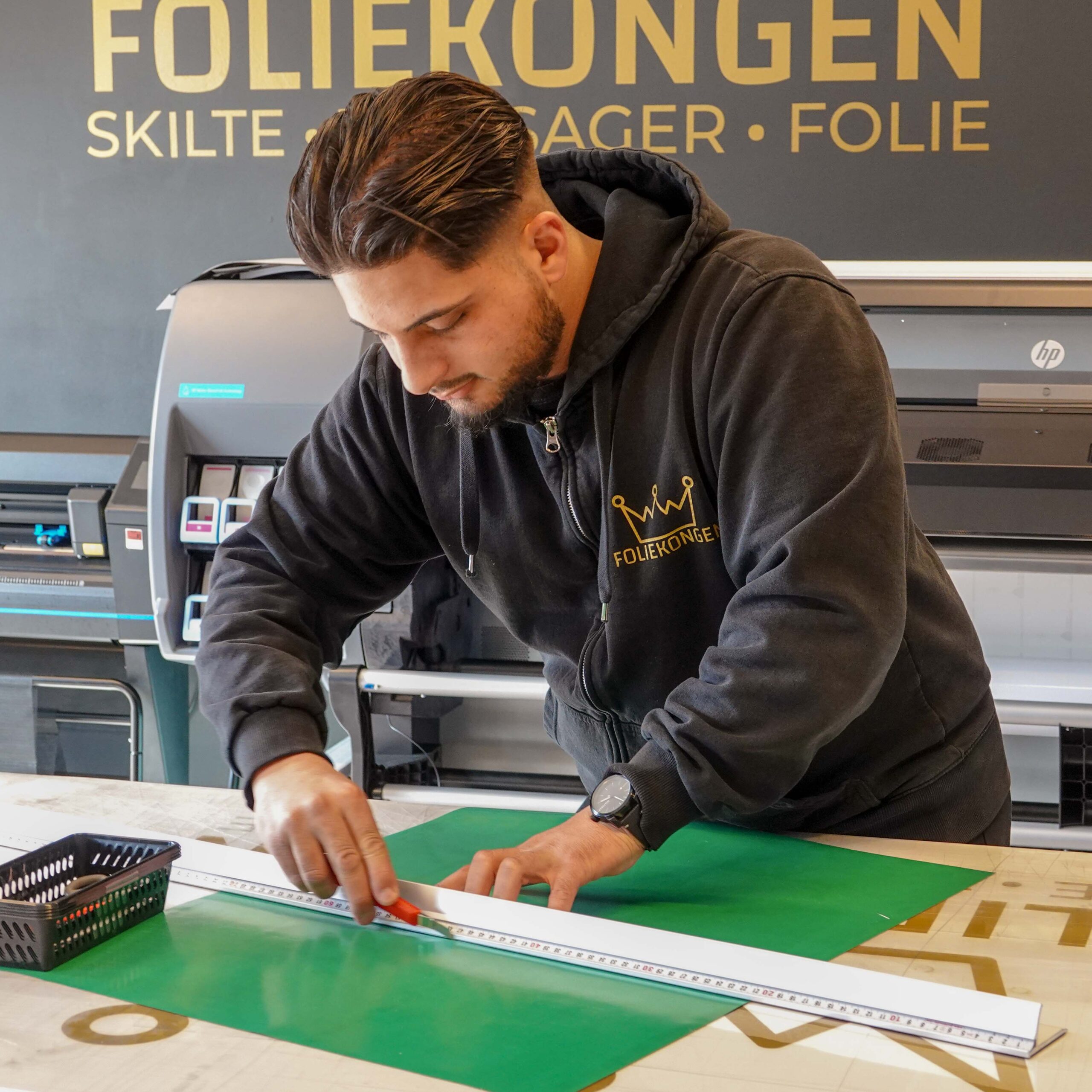 Foliekongen til squareone,work